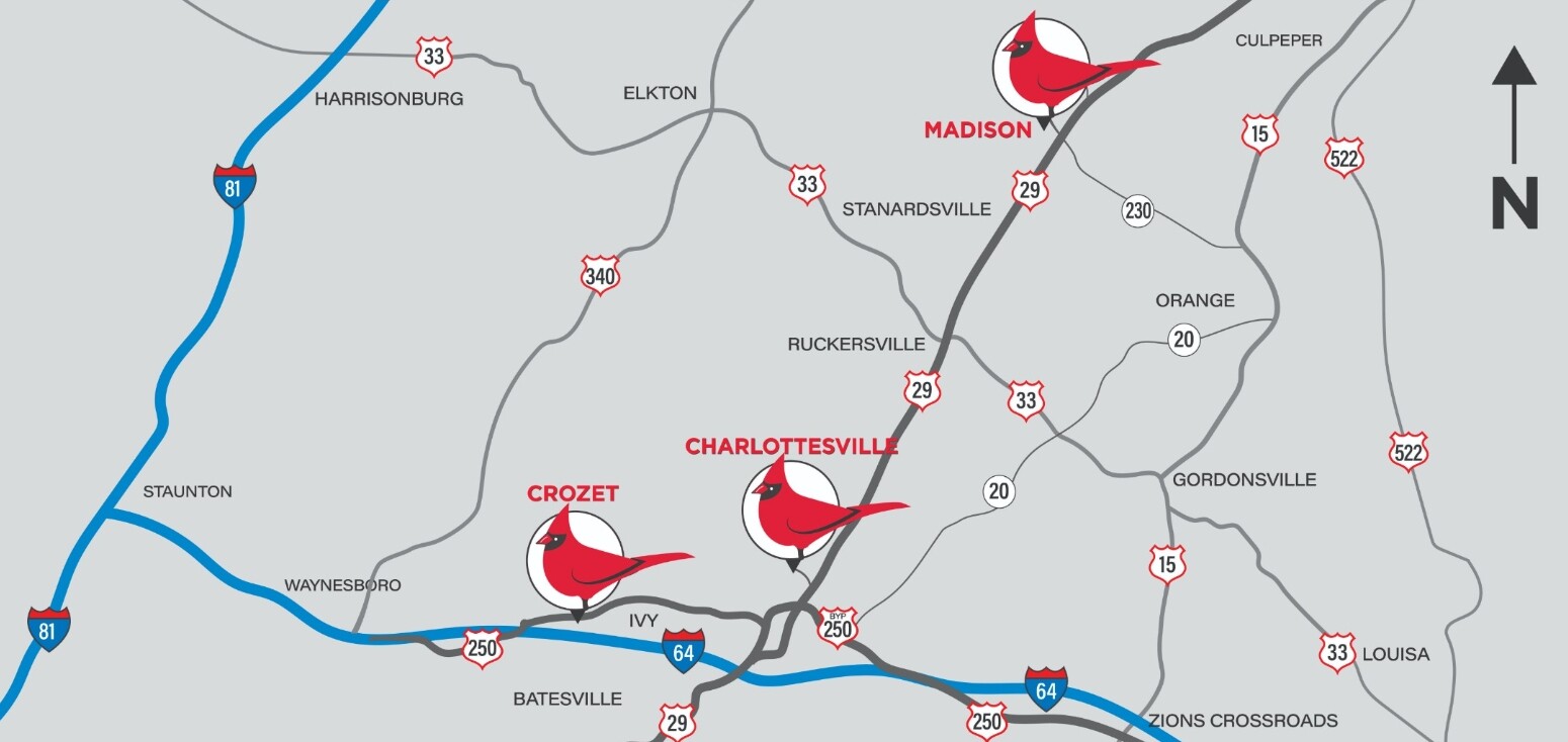 LOCATIONS Cardinal Home Center Central Virginia Building Supply